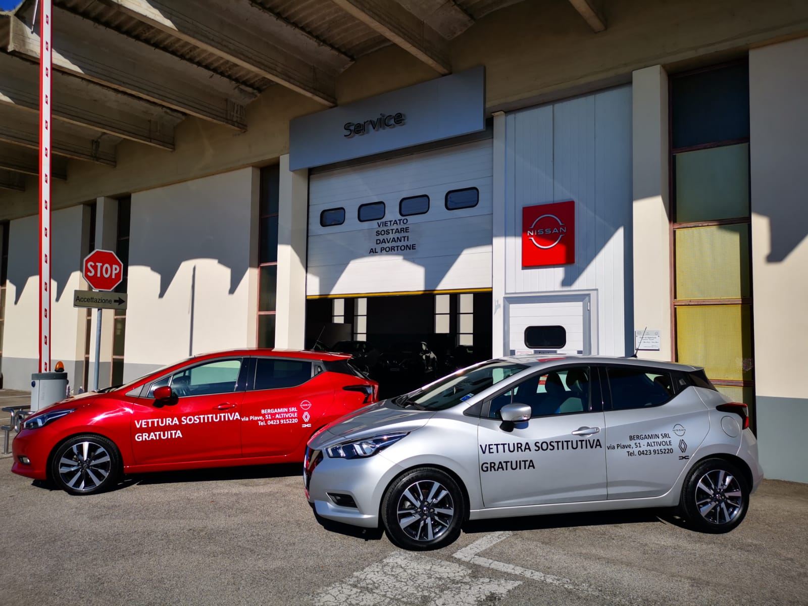 Auto di cortesia Treviso